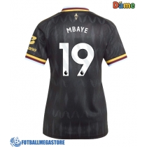Fotballdrakt Dame Aston Villa Ibrahim Mbaye #19 Bortedrakt 2026-27 Kortermet